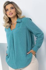 503819 LT Collection Блуза изумрудный