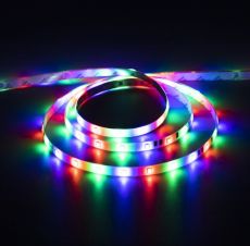 Комплект светодиодной ленты Luazon Lighting 5 м, IP65, SMD2835, 54 LED/м, 12 В, RGB 7769058