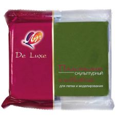 Пластилин скульптурный Луч De Luxe 300 г оливковый