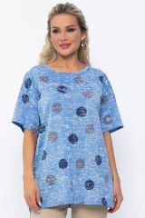 538071 LT Collection Блуза джинсовый
