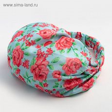 5012744 Косынка для девочки, цвет голубой, размер 50-54 Россия