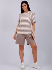 532271 Malina Костюм бежевый/белый