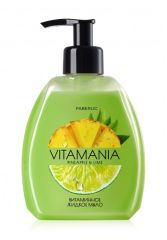 Витаминное жидкое мыло для рук «Ананас и лайм» Vitamania