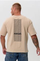 487819 Натали Футболка какао+Focus