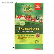 1398813 Средство для защиты от вредителей ЭкстраФлор №1 от тли и трипсов, 1 г