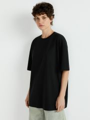 Omsa Футболка OmT_D1302 Футболка женская OVERSIZE, CO Nero (Черный)