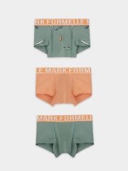 413354-3 MARK FORMELLE Трусы зеленый лед +скейты на зеленом +персик