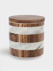 Банка для сыпучих продуктов, 700 мл, Фарфор P, Wood&Marble
