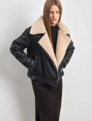 Дубленка из экомеха, N076/mouton