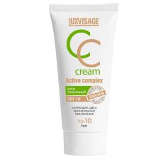 031070 Luxvisage. Тональный CC-крем для лица Active complex SPF 10, тон 10 fair