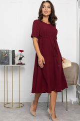 546403 LT Collection Платье бордовый