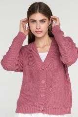 7242-14128-9839 Кардиган NEWVAY Т.пудра