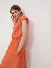 Блузка прямого кроя, B2855/kermes