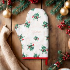 Варежка-прихватка «Этель» Christmas melody, 20×28 см, саржа, хлопок 100%, ватин 250 г/м²