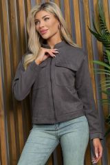 Б13273-2М LT Collection Бомбер тёмно-серый