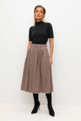 492904 VERY NEAT Юбка кунжут, гусиная лапка