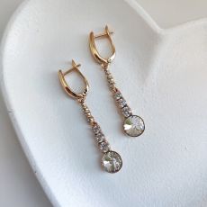 Серьги с кристаллами Swarovski