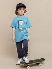 501317 BATIK Футболка Бирюзовый