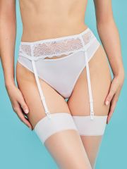 MNM LACE 2661 Пояс для чулок Reggicalze (узкий кружевной) Minimi Пояс для чулок Bianco (Белый)