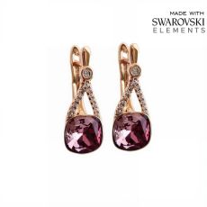 Серьги с кристаллами Swarovski