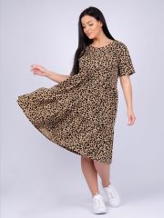 525822 Malina Платье коричневый