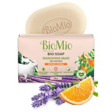 7082334 Туалетное мыло BioMio BIO-SOAP Апельсин, лаванда и мята 90 г
