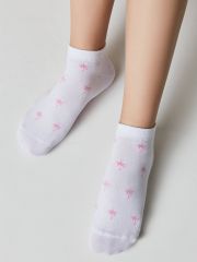 ACTIVE (короткие) 23С-111СП Conte elegant Носки белый-розовый