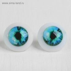 3783474 Глаза винтовые с заглушками, набор 4 шт, размер 1 шт: 2,4 см
