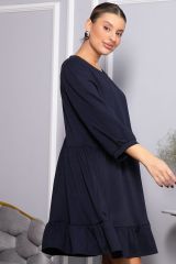 LT Collection Платье П14411-8М темно-синий