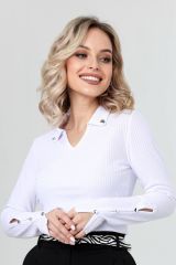 453143 RISE Блузка Молочный