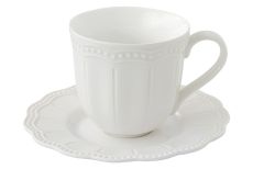 Пара чайная, 1 перс, 2 пр, 250 мл, фарфор P, белая, Elite White, 62145