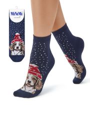 Minimi Носки MINI INVERNO 3300-9 (собаки) Blu Scuro (Синий)