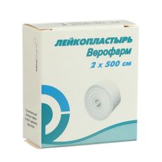 5751243 Лейкопластырь Верофарм рулонный 2 х 500 см на тканной основе