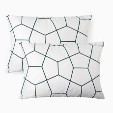 АКЦИЯ! ЦЕНА ЗА 3 ШТ! Комплект наволочек «Этель» Hexagon, 50×70 см, 2 шт., бязь, хлопок 100%