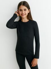 Omsa Лонгслив OMSA kids 421 3D Лонгслив для девочки «Термо» Grigio Scuro (Серый)