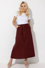 495535 RISE Юбка Бордово-коричневый