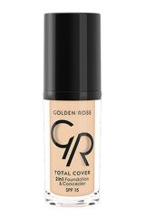 Крем-консилер тональный для лица GR Total Cover 2in1 Foundation & Concealer - 001 2в1