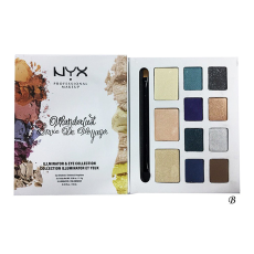 Тени + Хайлайтер NYX Wanderlust Envie De Voyager № B