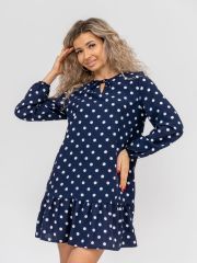 НФ-00139222 Текс-плюс Платье Синий,белый