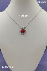 Цепь с подвеской Swarovski Xuping Длина цепи : 42+5см
