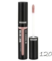 030586  LuxVisage MATT TATTOO. Жидкая губная помада тон 120 Ice Beige