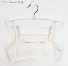 4691435 Топ-майка для девочки, цвет кремовый, рост 152 см, Турция