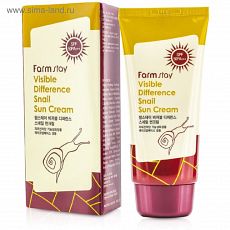 3781994 Солнцезащитный крем с экстрактом улитки SPF50 Farmstay, 70 г