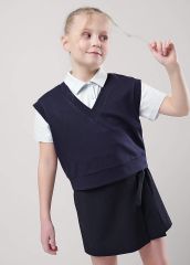 544181 CLEVER Жилет т.синий