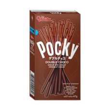 Шоколадные бисквитные палочки Pocky Double Choco 47 гр