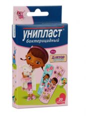 Лейкопластырь бактерицидный Унипласт Детский 