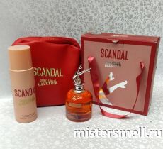 Подарочный набор духи ЛЮКС качества + дезодорант Scandal