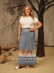 526864 DIMMA Юбка Синий