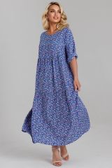 544673 RISE Платье Голубой