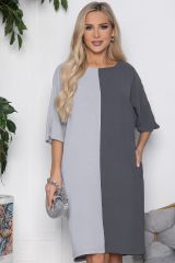 П10462 LT Collection Платье серый